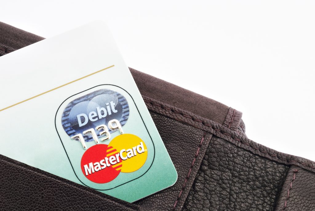 Debit card and wallet